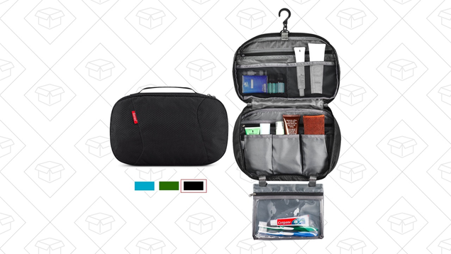 Hanging Toiletry Bag | $10 | Amazon | Use code B83WJ4V3